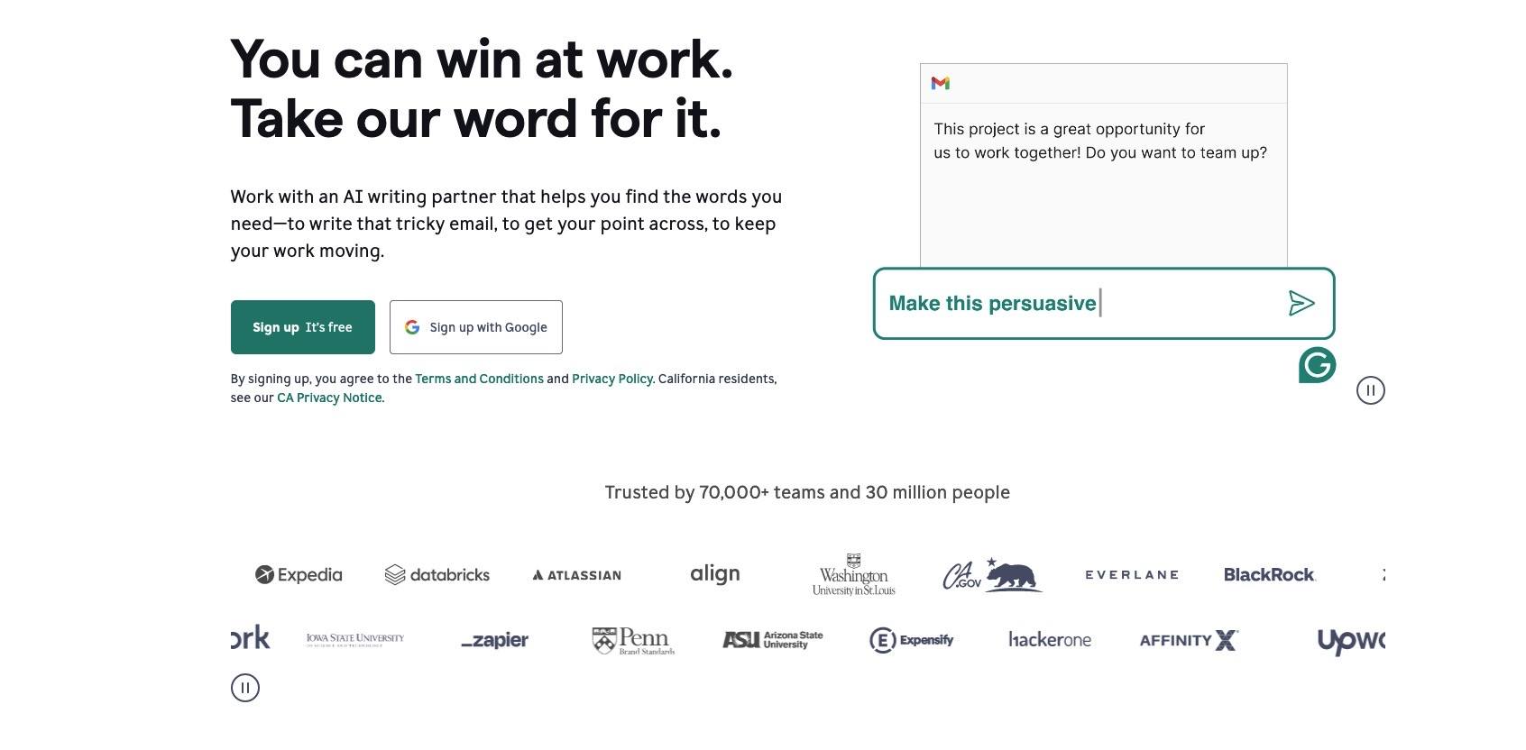 Grammarly: Free AI Writing Assistance