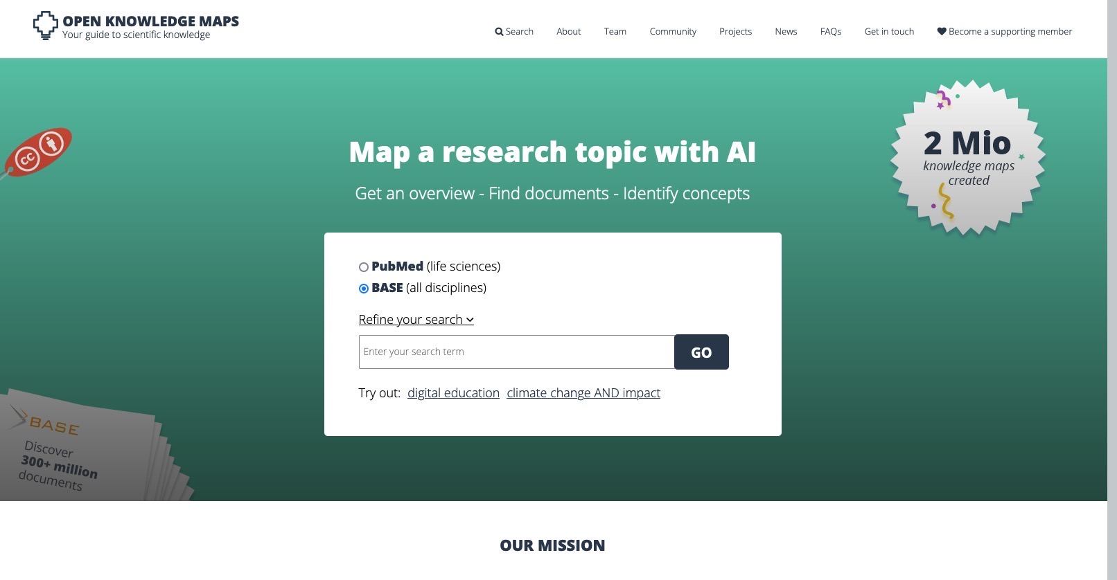 open knowledge maps
