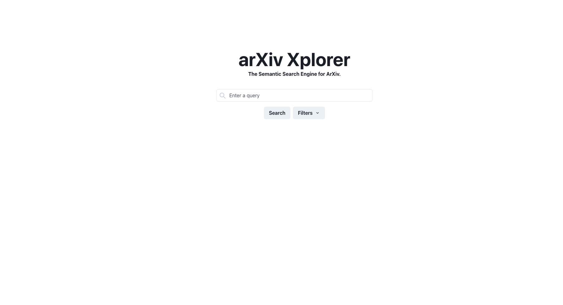 arXiv Xplorer
