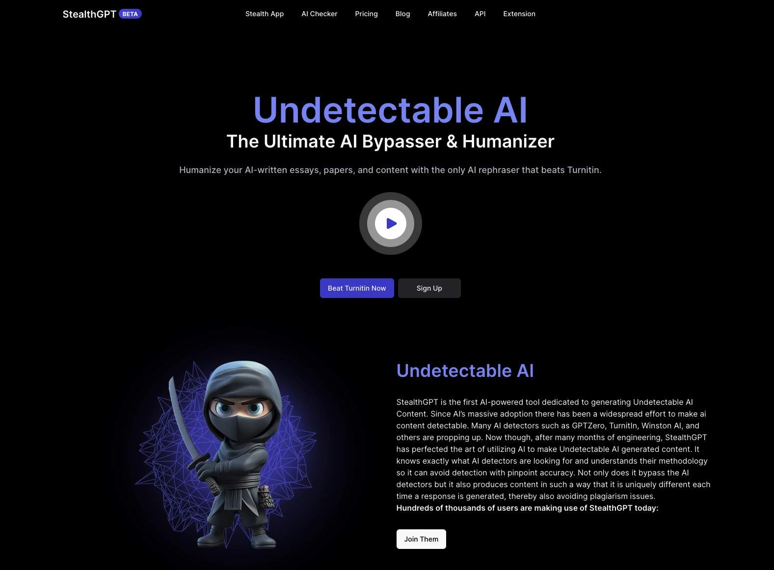 Undetectable AI StealthGPT