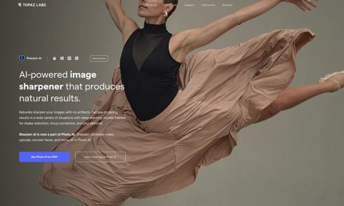 Topaz Labs: AI Image Quality Software