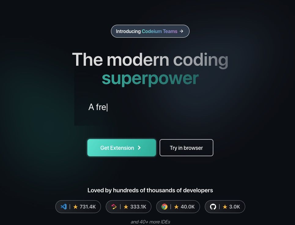 Codeium · Free AI Code Completion & Chat