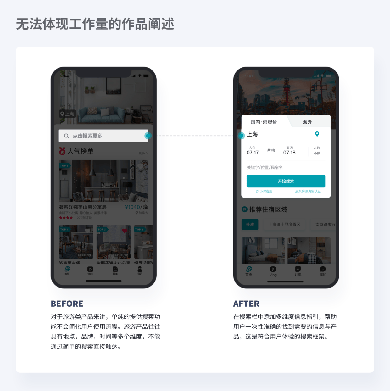 如何在作品集中体现交互思维
