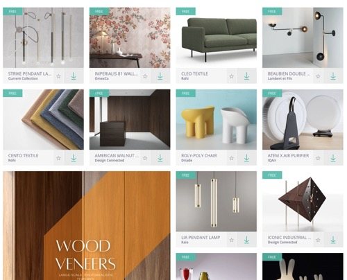 Design Connected：室內(nèi)設(shè)計(jì)領(lǐng)域高質(zhì)量免費(fèi)家具3D模型平臺(tái)介紹