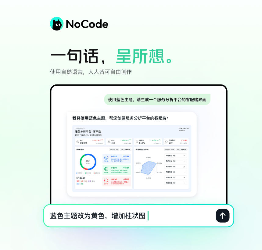 美团AI编程工具“NoCode”即将上线，对话式开发对标Lovable，助力非程序员应用构建