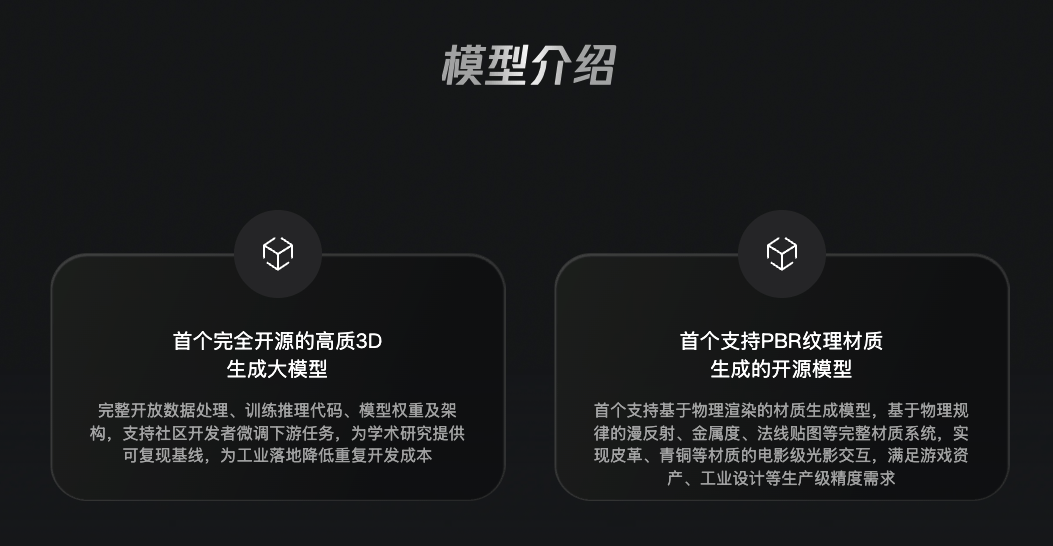 首个完全开源支持物理渲染纹理的3D生成模型