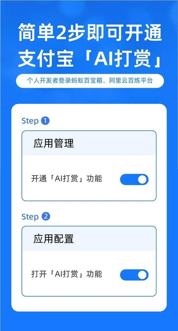 支付宝推出国内首个“AI打赏”服务，推动AI开发者收款便捷化