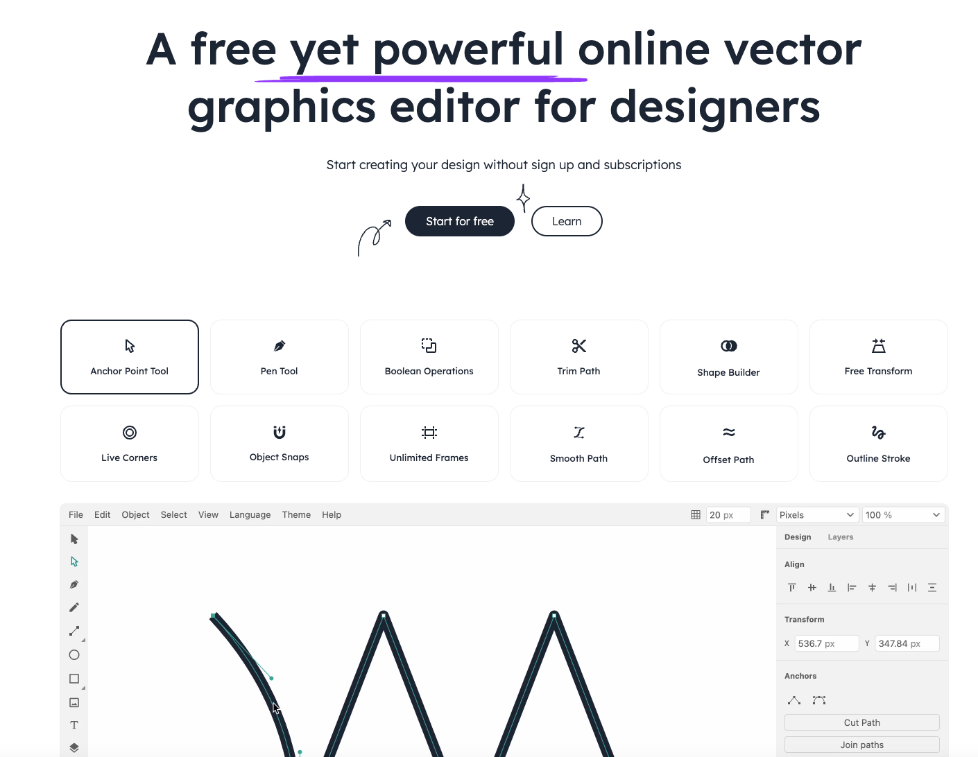 全功能免费在线矢量编辑工具ProVector：提升设计效率的理想选择