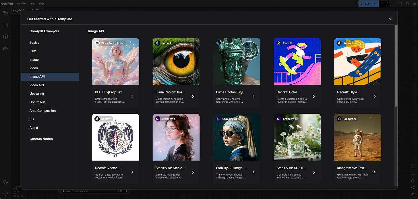 推出 ComfyUI 原生 API 節(jié)點（和新品牌！）