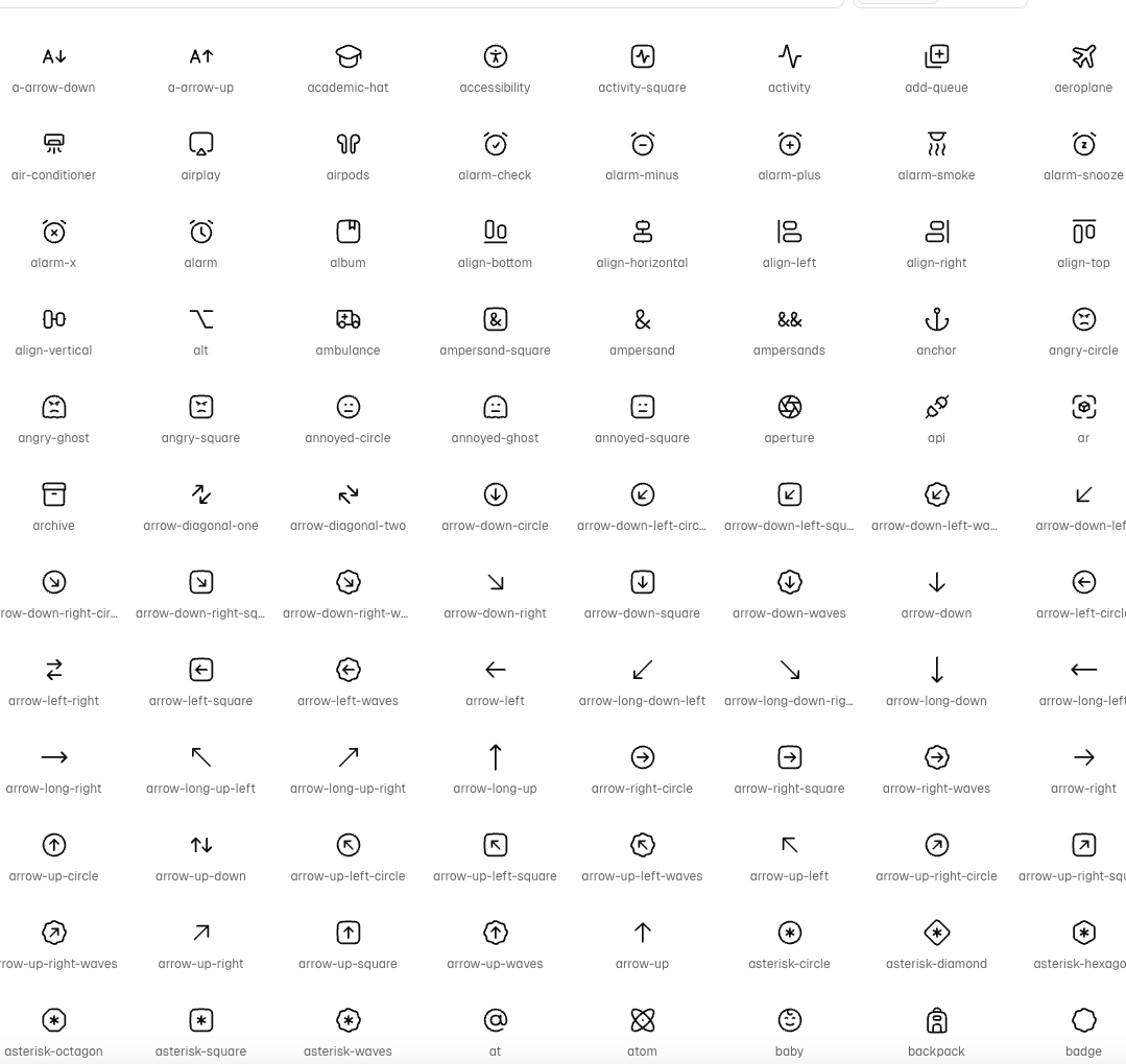 MynaUI Icons：免费开源高品质图标集，适配Figma、React与TailwindCSS设计系统
