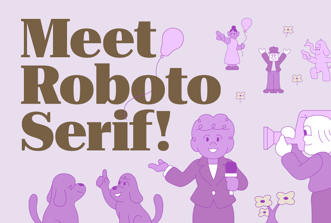 谷歌字体开源 | 免费商用英文字体 Roboto Serif（机器衬线）系列字体免费下载