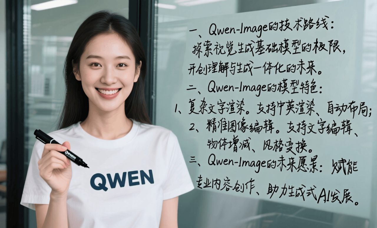 告别文字乱码！全新文生图模型Qwen-Image来咯