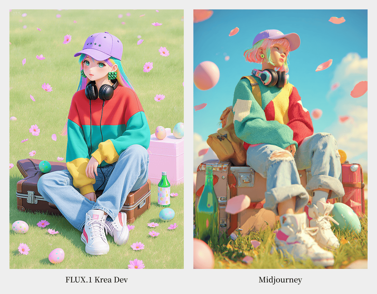 超大杯测评！FLUX.1 Krea Dev 对决 Midjourney，谁才是写实之王？