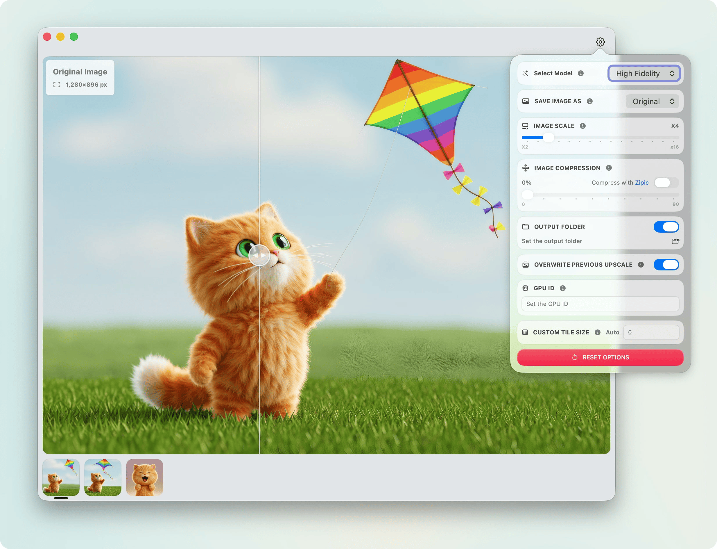 HiPixel：macOS 原生 AI 图像高清化工具
