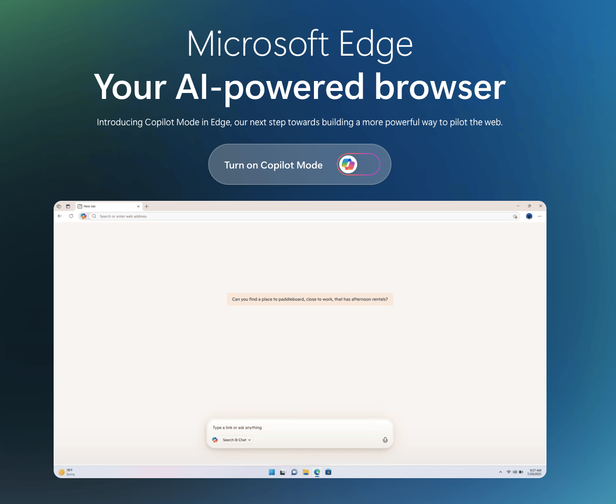 微软推出AI浏览器功能：Edge浏览器Copilot模式开启智能浏览体验