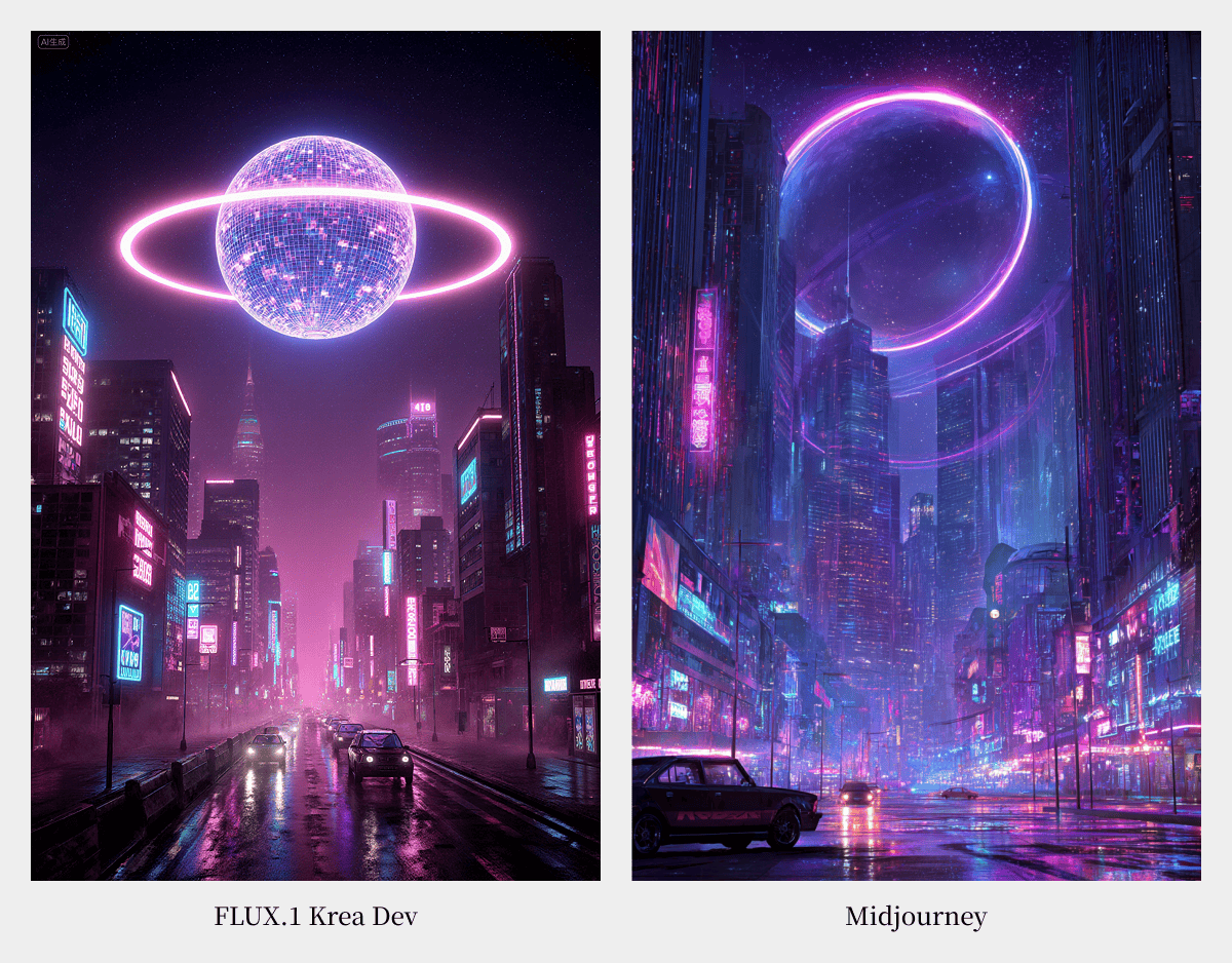 超大杯测评！FLUX.1 Krea Dev 对决 Midjourney，谁才是写实之王？