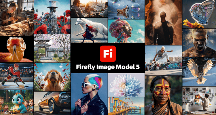 最新发布! Adobe 2026全家桶来了!插图1 使用 Adobe Firefly 创建的图像拼贴画。