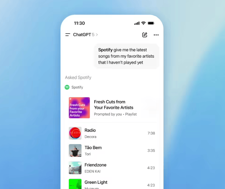 Apple Music 与 ChatGPT 集成上线｜自然语言轻松创建歌单