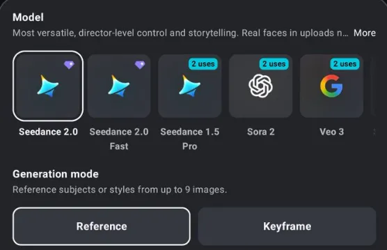 Seedance 2.0 全球上线：登顶 Artificial Analysis 视频榜，多模态视频生成进入新阶段